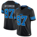 Custom #97 Black DET Football Shirt Top