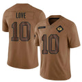 Custom #10 Brown GB Football Shirt Top