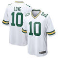 Custom #10 White GB Football Shirt Top