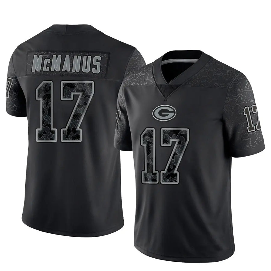 Custom #17 Black GB Football Shirt Top
