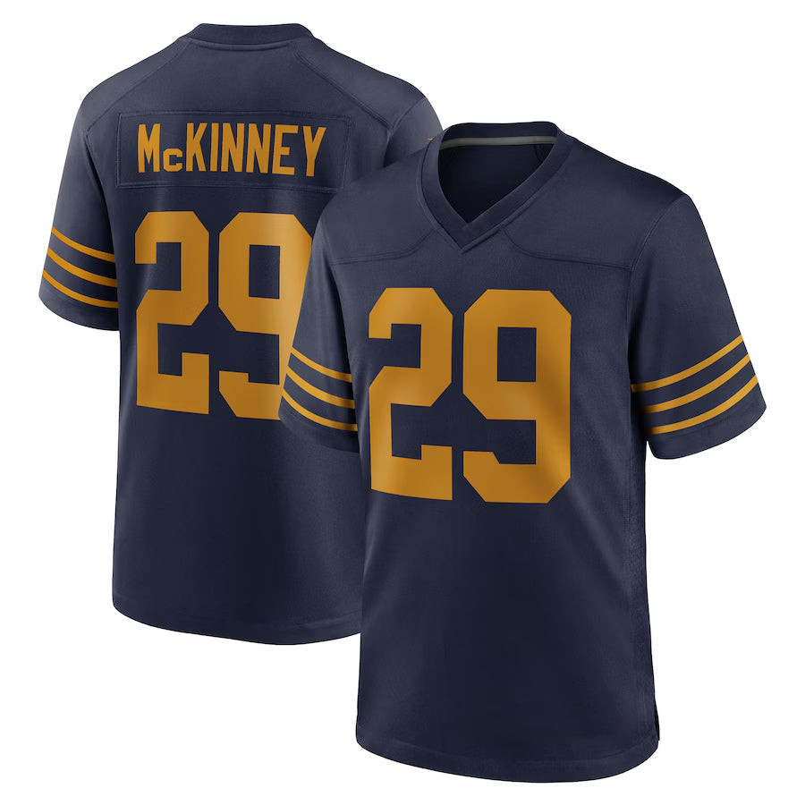 Custom #29 Navy 1923 GB Football Shirt Top