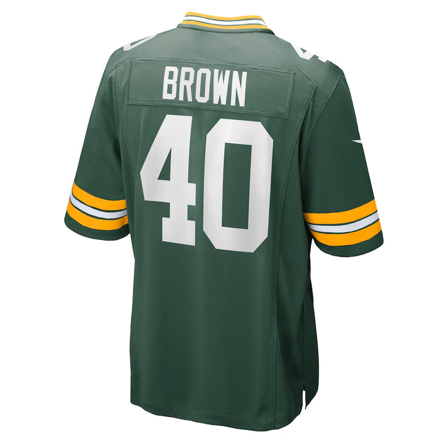 Custom #40 Green GB Football Shirt Top