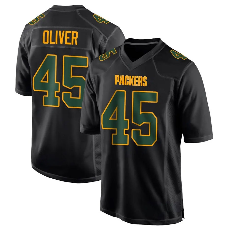 Custom #45 Black GB Football Shirt Top