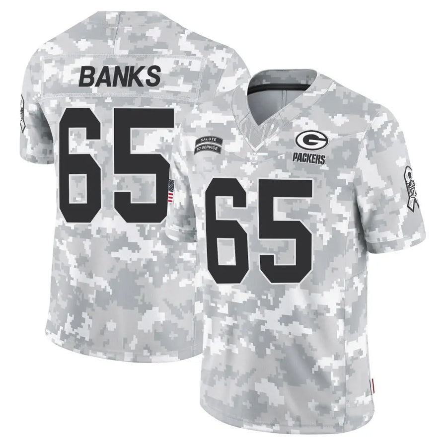 Custom #65 GB Football Shirt Top
