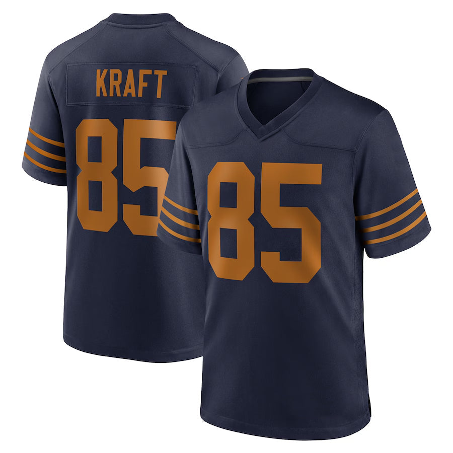 Custom #85 Navy 1923 GB Football Shirt Top