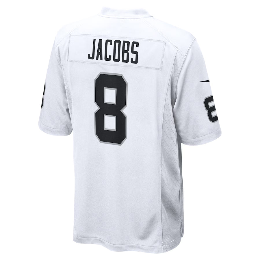Custom #8 White GB Football Shirt Top