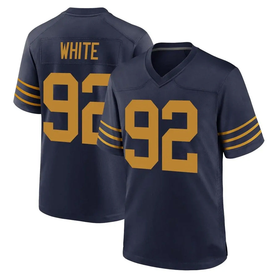 Custom #92 White 1923 GB Football Shirt Top