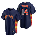 Custom #14 Navy HOU Baseball Shirt Top