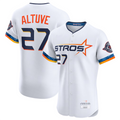 Custom #27 White City Connect HOU Baseball Shirt Top