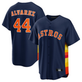 H.Astros #44 Yordan 隆搂隆茅lvarez Player Navy Replica Game Baseball Jerseys