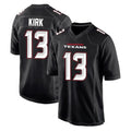 Custom #13 Black HOU Football Shirt Top