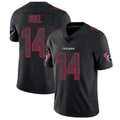 Custom #14 Black HOU Football Shirt Top