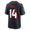 Custom #14 Navy HOU Football Shirt Top