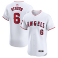 Custom #6 White LAA Baseball Shirt Top