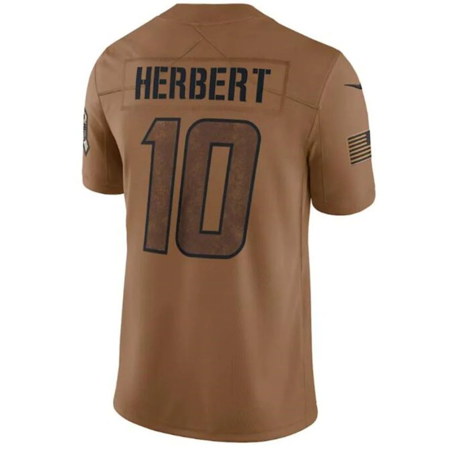 Custom #10 Brown LAC Football Shirt Top