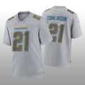 Custom #21 Gray LAC Football Shirt Top