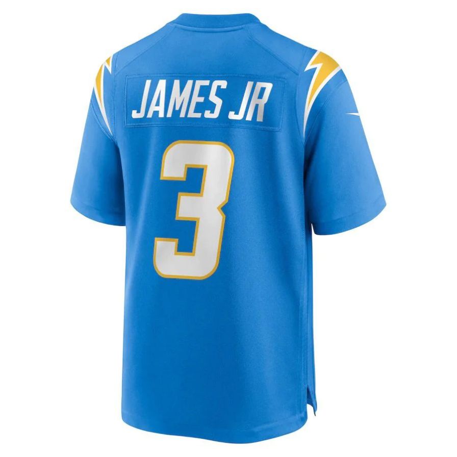 Custom #3 Blue LAC Football Shirt Top
