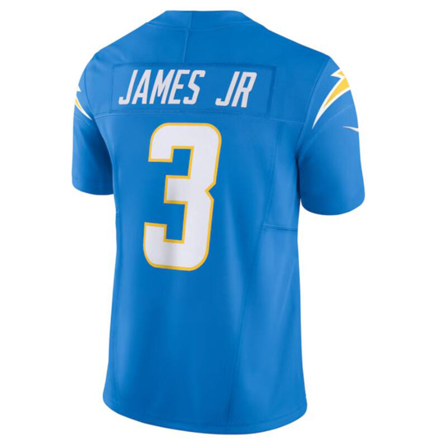 Custom #3 Powder Blue LAC Football Shirt Top