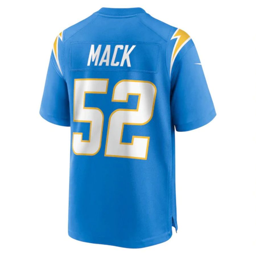 Custom #52 Powder Blue LAC Football Shirt Top