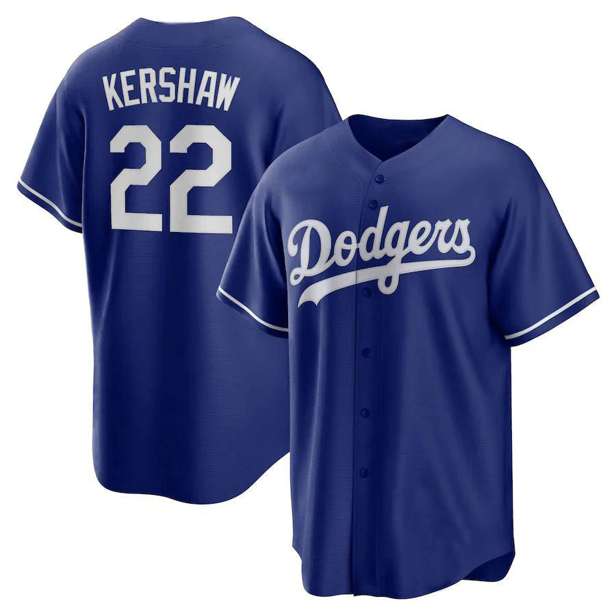 Custom #22 Royal LAD Baseball Shirt Top