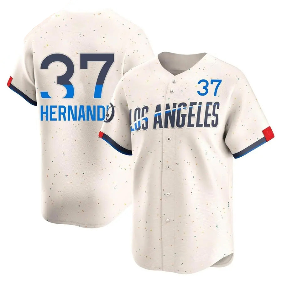 Custom #37 Cream City Connect LAD Baseball Shirt Top