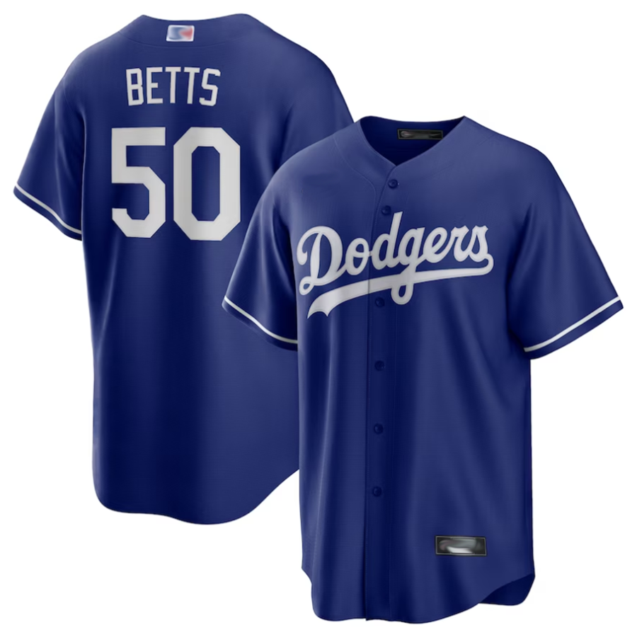 Custom #50 Royal LAD Baseball Shirt Top
