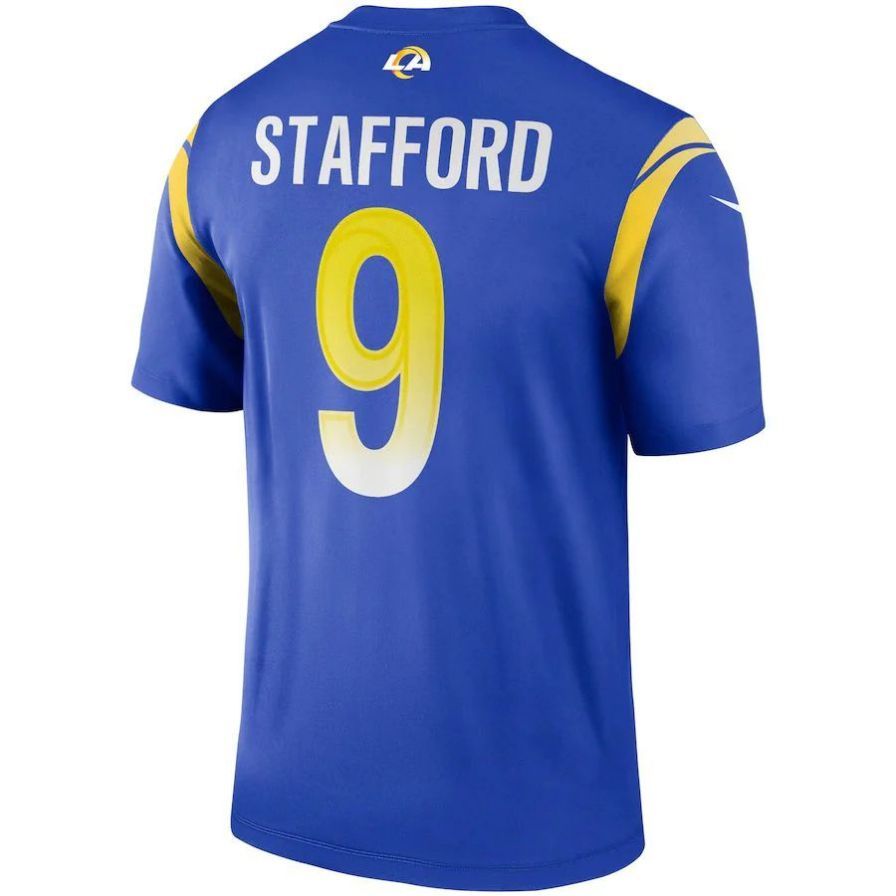 Custom #9 Royal LAR Football Shirt Top