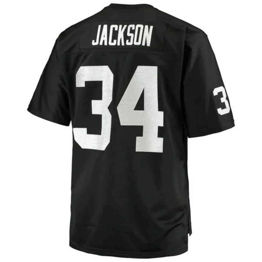 Custom #34 Black 1988 LV Football Shirt Top