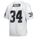 Custom #34 White 1988 LV Football Shirt Top