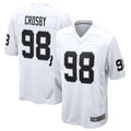 Custom #98 White LV Football Shirt Top