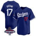 Custom #17 Royal LAD Baseball Shirt Top