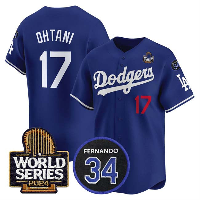 Custom #17 Royal LAD Baseball Shirt Top