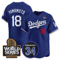 Custom #18 Royal LAD Baseball Shirt Top