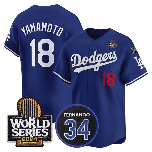 Custom #18 Royal LAD Baseball Shirt Top