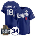 Custom #18 Royal LAD Baseball Shirt Top