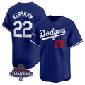 Custom #22 Royal LAD Baseball Shirt Top