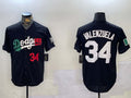 Custom #34 Black LAD Baseball Shirt Top