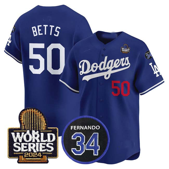 Custom #50 Royal LAD Baseball Shirt Top
