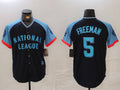 Custom #5 Navy All Star LAD Baseball Shirt Top