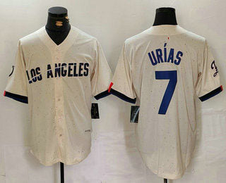 Custom #7 Cream City Connect LAD Baseball Shirt Top