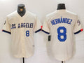 Custom #8 Cream City Connect LAD Baseball Shirt Top
