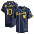 Custom #10 Navy MIL Baseball Shirt Top