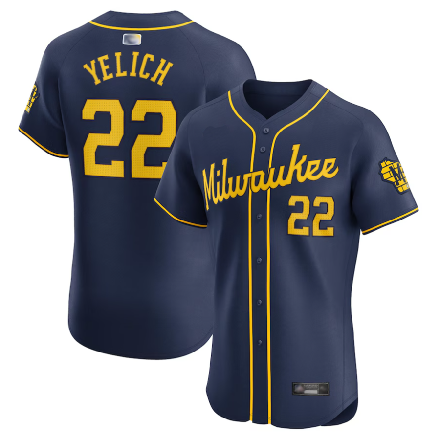 Custom #22 Navy MIL Baseball Shirt Top
