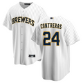 Custom #24 White MIL Baseball Shirt Top