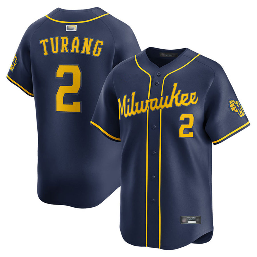 Custom #2 Navy MIL Baseball Shirt Top