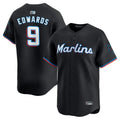 Custom #9 Black MIA Baseball Shirt Top