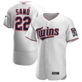 Custom #22 White MIN Baseball Shirt Top