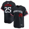 Custom #25 Black MIN Baseball Shirt Top
