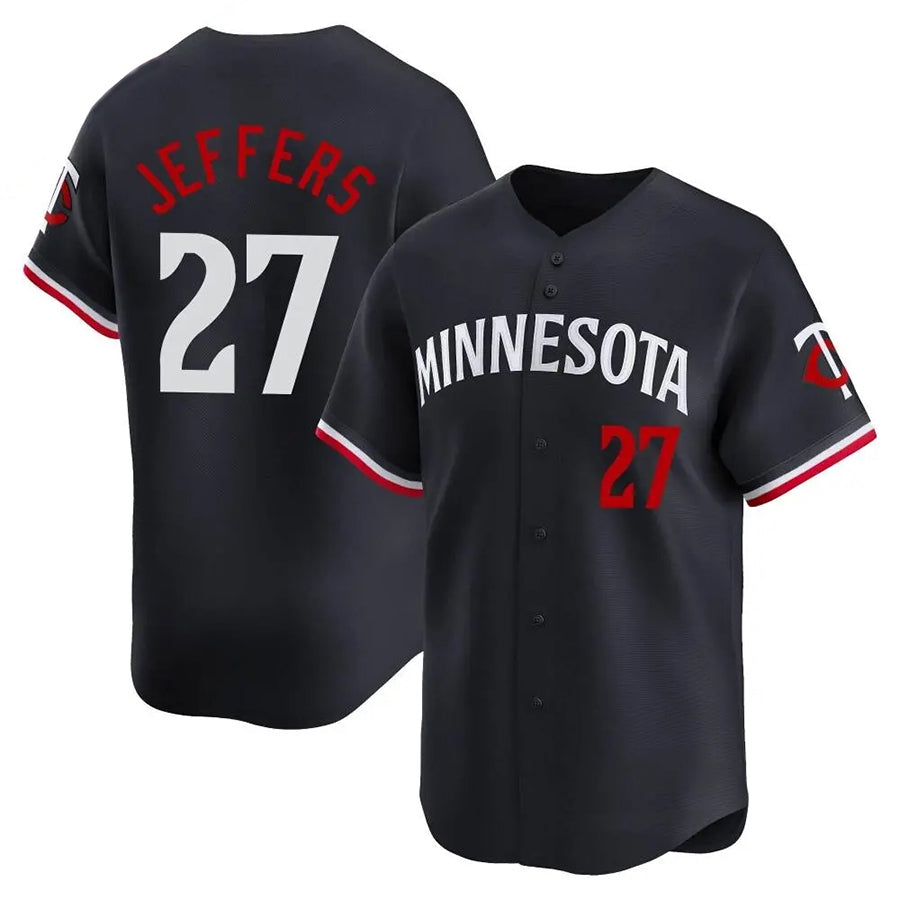 Custom #27 Black MIN Baseball Shirt Top