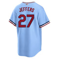 Custom #27 Light Blue MIN Baseball Shirt Top